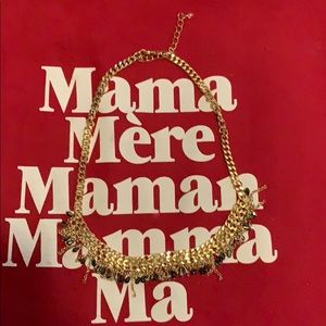 Gold tone necklace